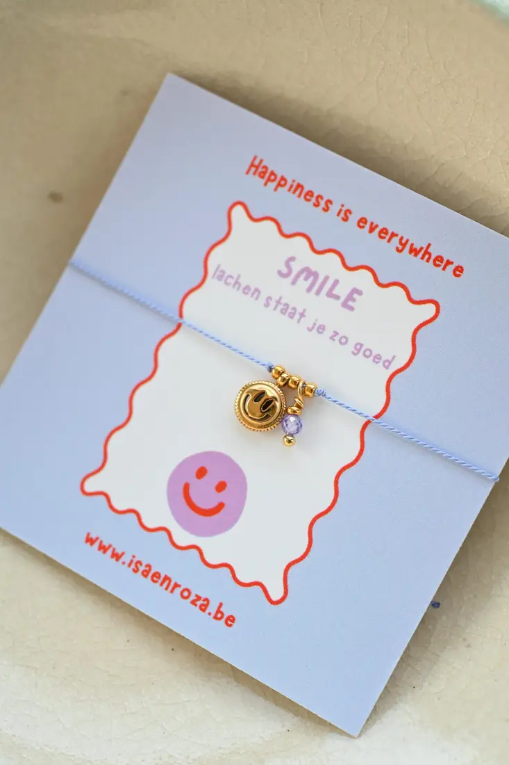 Wensbandje: smile