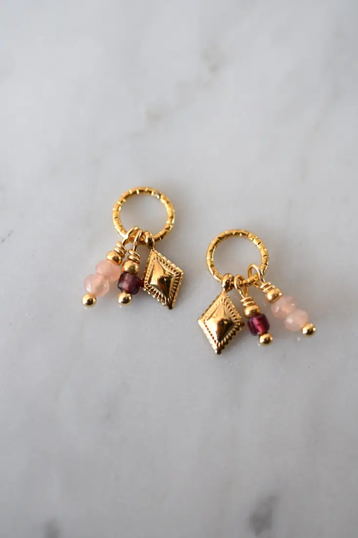 Verwisselbare oorbel hangertjes | Soft touch